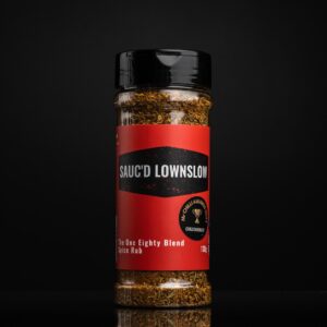 The One Eighty Blend BBQ Rub 2 - Sauc'd Lownslow