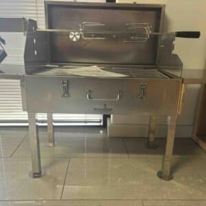 Charcoal Kings  - Stainless steel charcoal portable grill with rotisserie  - HDC25 - Series 2