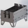 Adjustable Grill BBQ Premium-grade mild steel outdoor BBQ firepit from Charcoal Kings