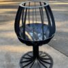 Wine Glass Firepit Maraging Steel 250 (MS250) outdoor BBQ firepit from Charcoal Kings