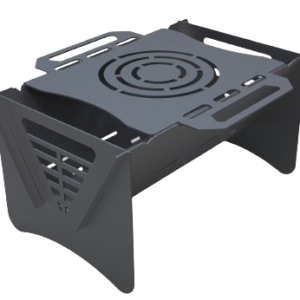 Inferno Square BBQ & Firepit Premium-grade mild steel outdoor BBQ firepit from Charcoal Kings