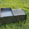 MiniFire Grill BBQ Premium-grade mild steel outdoor BBQ firepit from Charcoal Kings