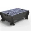 Square Flat Pack BBQ & Firepit Premium-grade mild steel outdoor BBQ firepit from Charcoal Kings