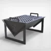 Squatri BBQ & Firepit Premium-grade mild steel outdoor BBQ firepit from Charcoal Kings