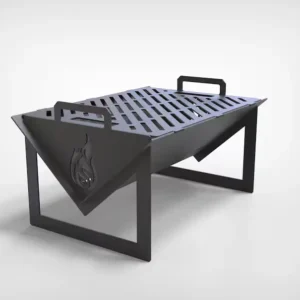Squatri BBQ & Firepit Premium-grade mild steel outdoor BBQ firepit from Charcoal Kings