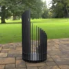 Twisted High Firepit Maraging Steel (MS) outdoor BBQ firepit from Charcoal Kings