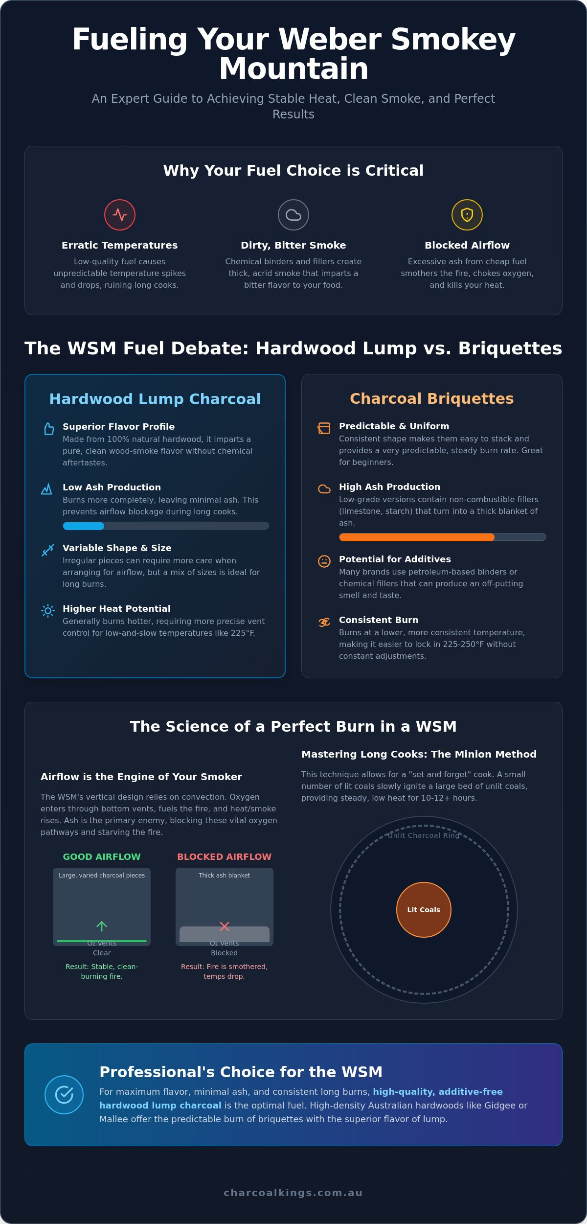 The Best Charcoal for Weber Smokey Mountain: A Professional Fuel Guide