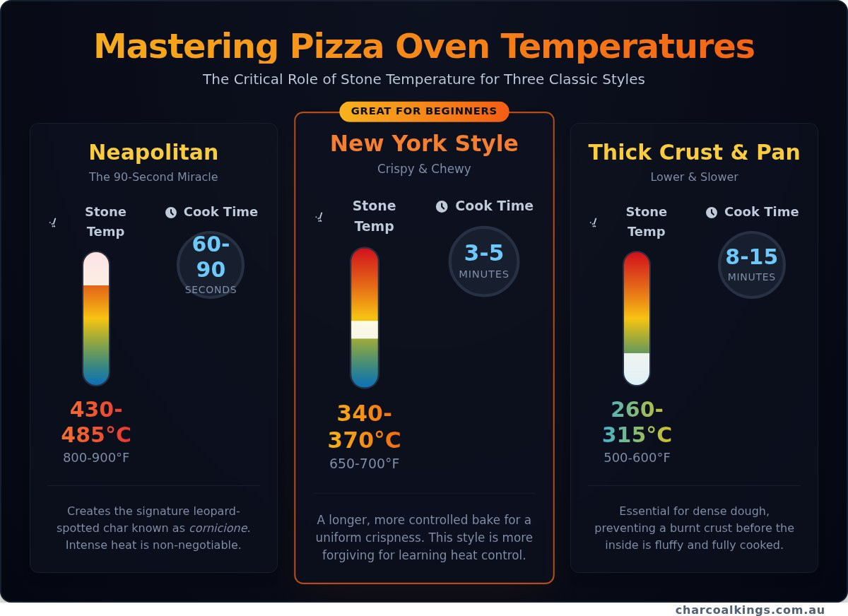 Perfect Pizza Oven Temperature: A Guide for Charcoal & Wood-Fired Ovens