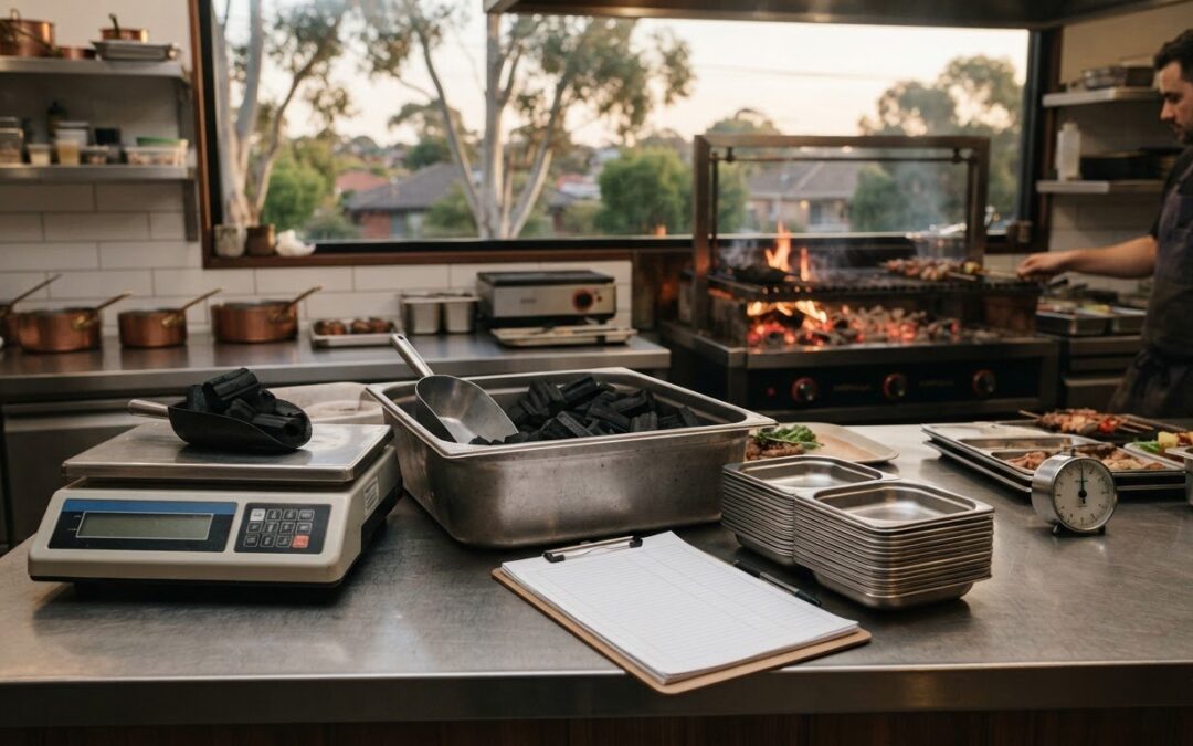 How to Calculate Charcoal Cost for a Restaurant Menu