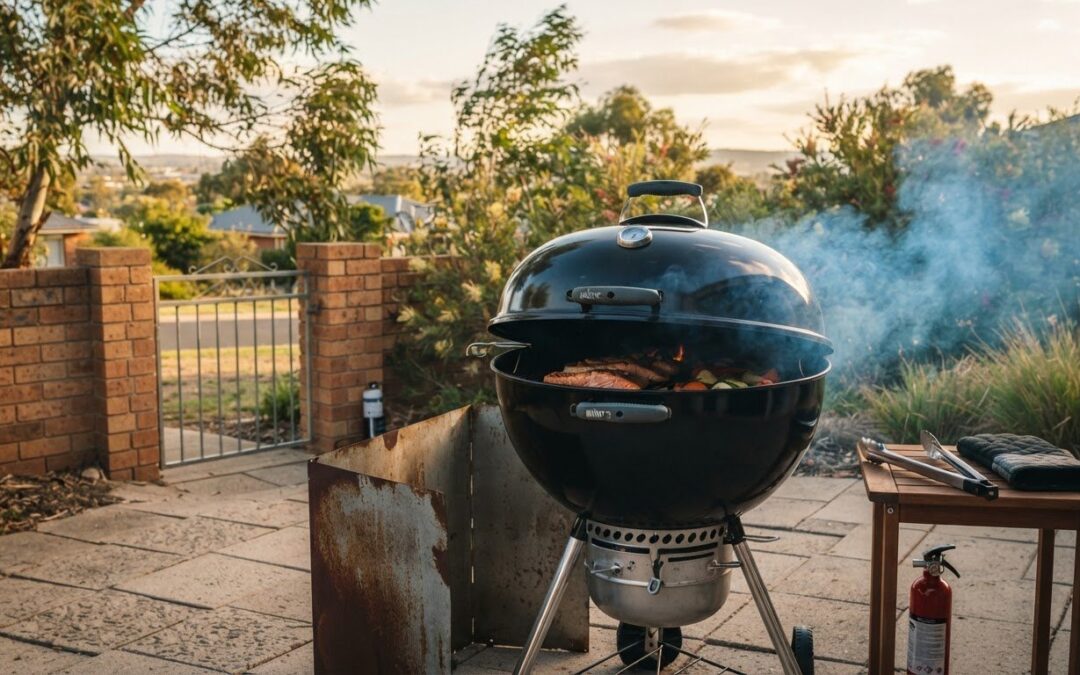 How to Cook BBQ in High Winds With More Stable Charcoal Heat